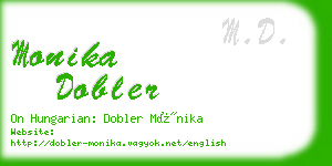 monika dobler business card